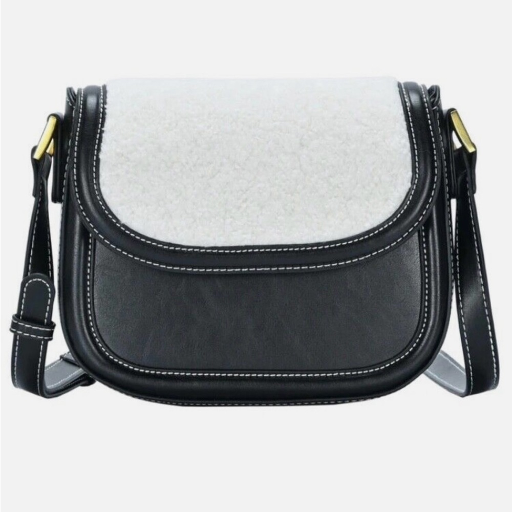 NWOT Black Vegan Leather Crossbody Purse by Antik Kraft